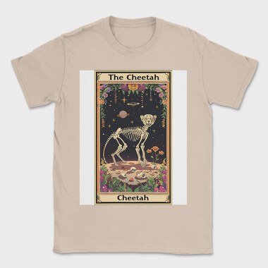 Cheetah Skeleton Tarot, Tricou Barbati (Unisex)