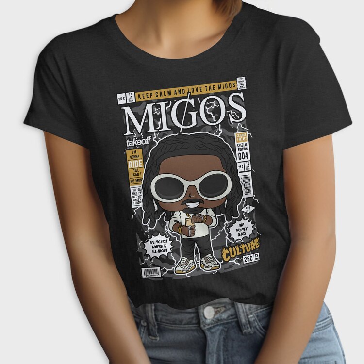 Migos Comic Culture, Tricou Femei