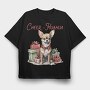 Chihuahua Christmas Presents, Tricou Oversize Barbati (Unisex)