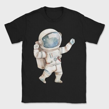 Child Astronaut Jump, Tricou Barbati (Unisex)