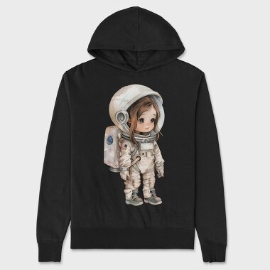Child Astronaut Space, Hanorac Oversize Barbati (Unisex)