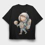 Child Cosmic Adventure, Tricou Oversize Barbati (Unisex)