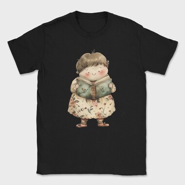 Child Reading Book, Tricou Barbati (Unisex)