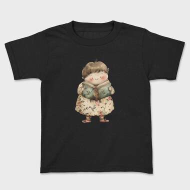 Child Reading Book, Tricou Copii
