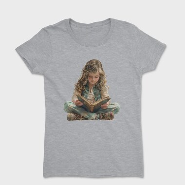 Child Reading Books, Tricou Femei
