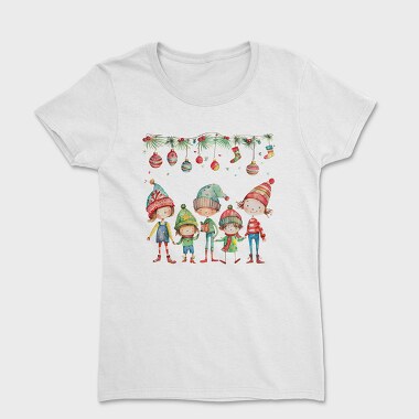 Children Christmas Hats, Tricou Femei