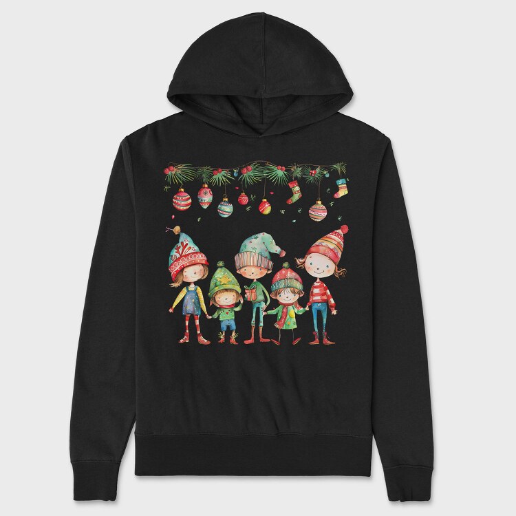 Children Christmas Hats, Hanorac Oversize Barbati (Unisex)