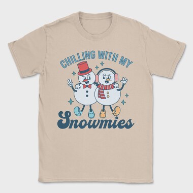 Chilling With Snowmies, Tricou Barbati (Unisex)