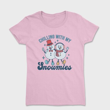 Chilling With Snowmies, Tricou Femei