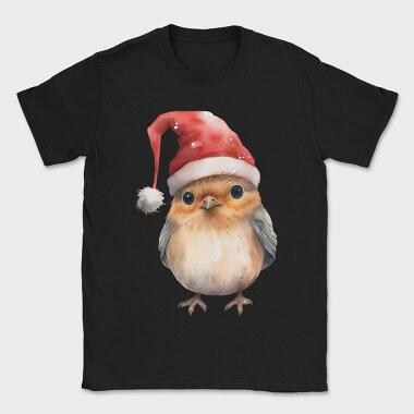 Chilly Bird Santa Hat, Tricou Barbati (Unisex)