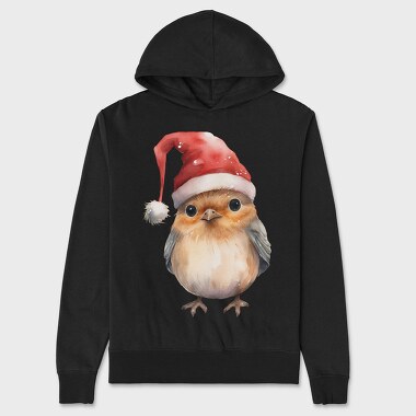 Chilly Bird Santa Hat, Hanorac Oversize Barbati (Unisex)
