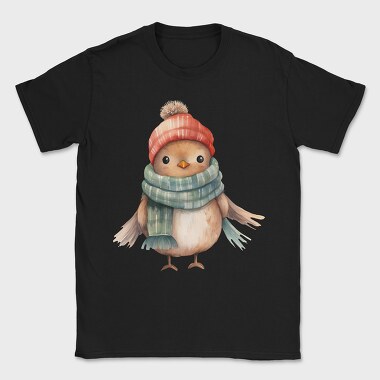 Chilly Bird Scarf, Tricou Barbati (Unisex)