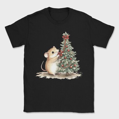 Chocolate Christmas Mice Tree, Tricou Barbati (Unisex)