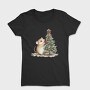 Chocolate Christmas Mice Tree, Tricou Femei