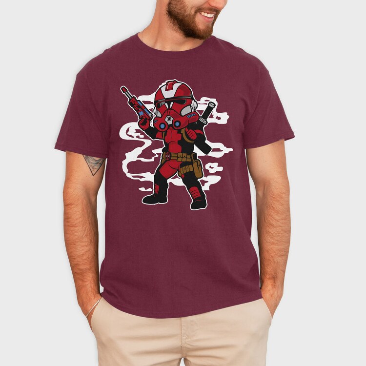 Red Trooper Squad, Tricou Barbati (Unisex)