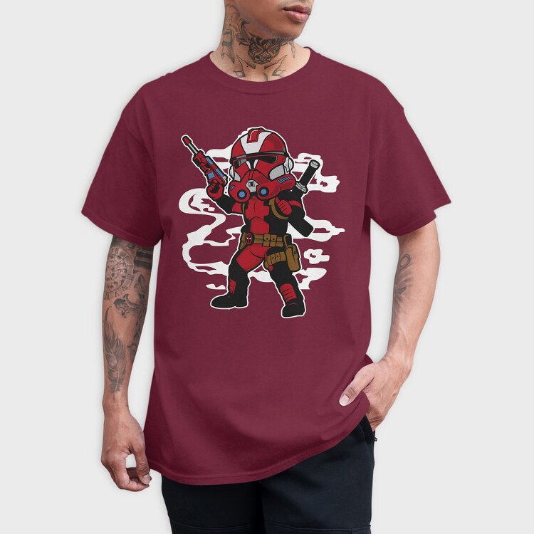 Red Trooper Squad, Tricou Barbati (Unisex)
