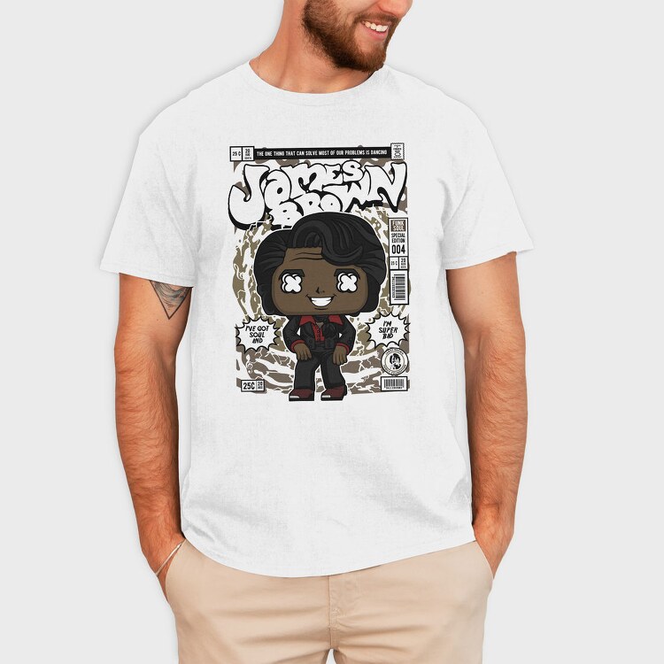James Brown Funk Soul, Tricou Barbati (Unisex)
