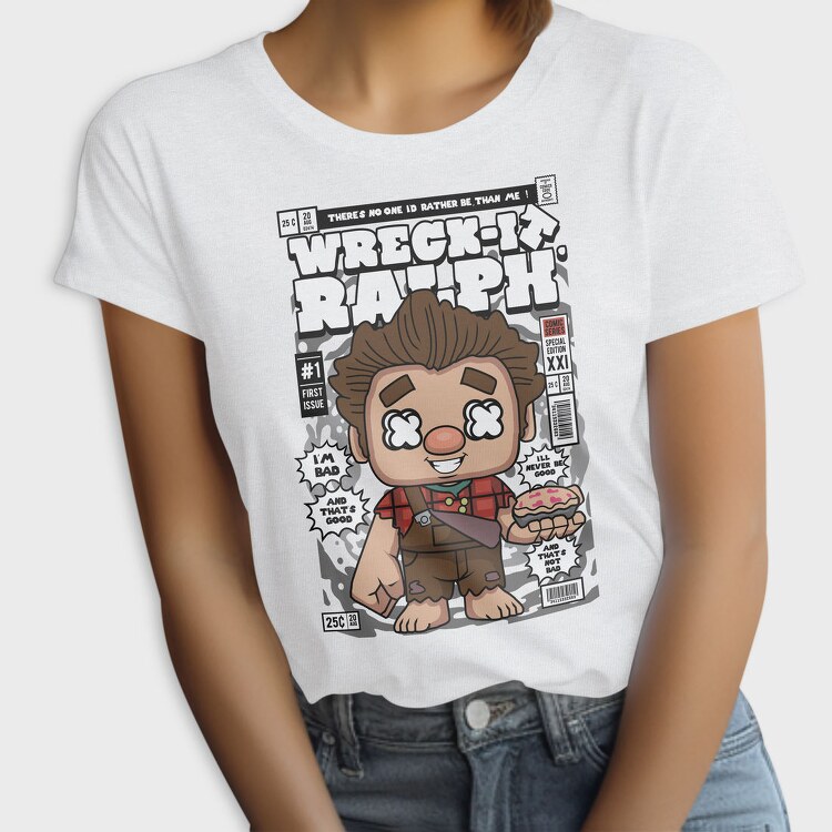 Wreck It Ralph Pie, Tricou Femei