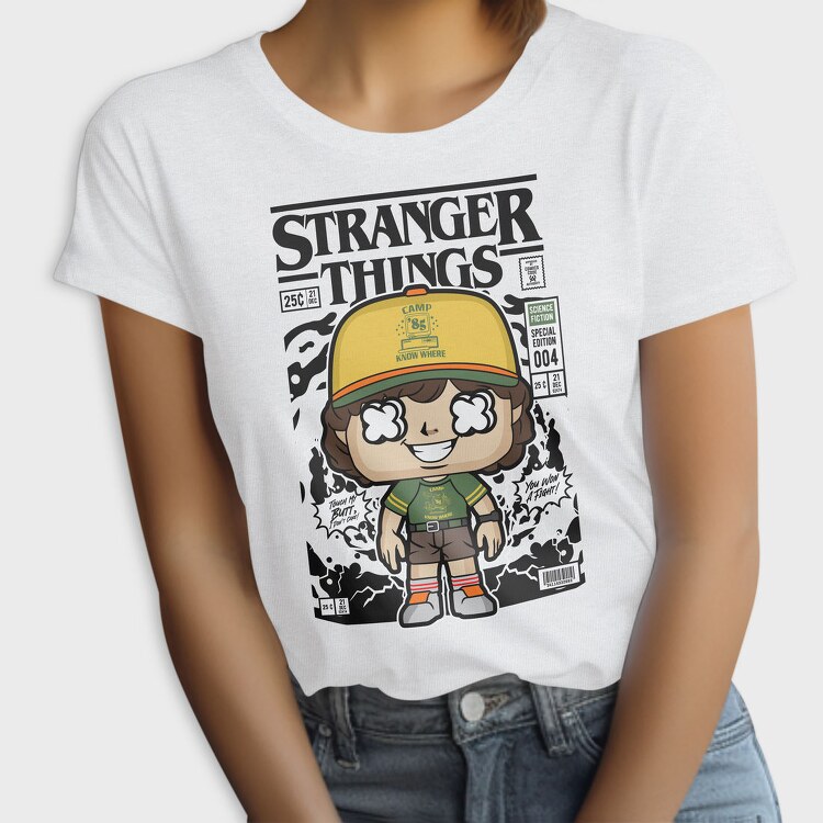 Stranger Things Comic Cap, Tricou Femei