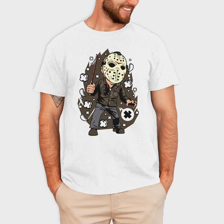 Jason Mask Slasher, Tricou Barbati (Unisex)