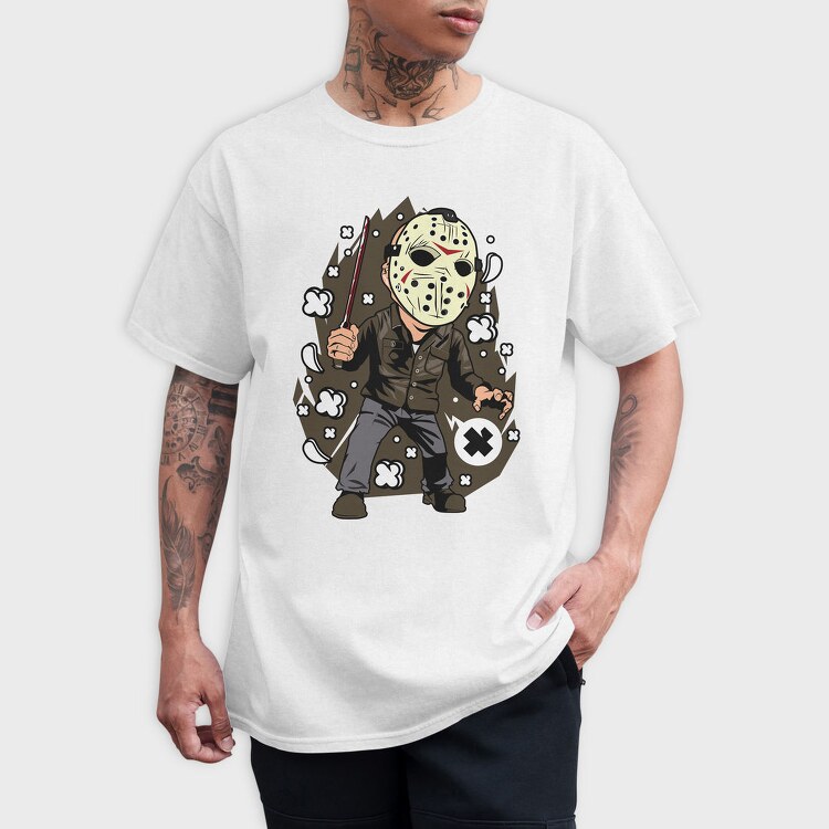 Jason Mask Slasher, Tricou Barbati (Unisex)