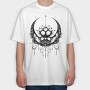 Celestial Moon Chandelier, Tricou Oversize Barbati (Unisex)