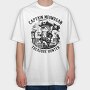 Cat Pirate Treasure, Tricou Oversize Barbati (Unisex)