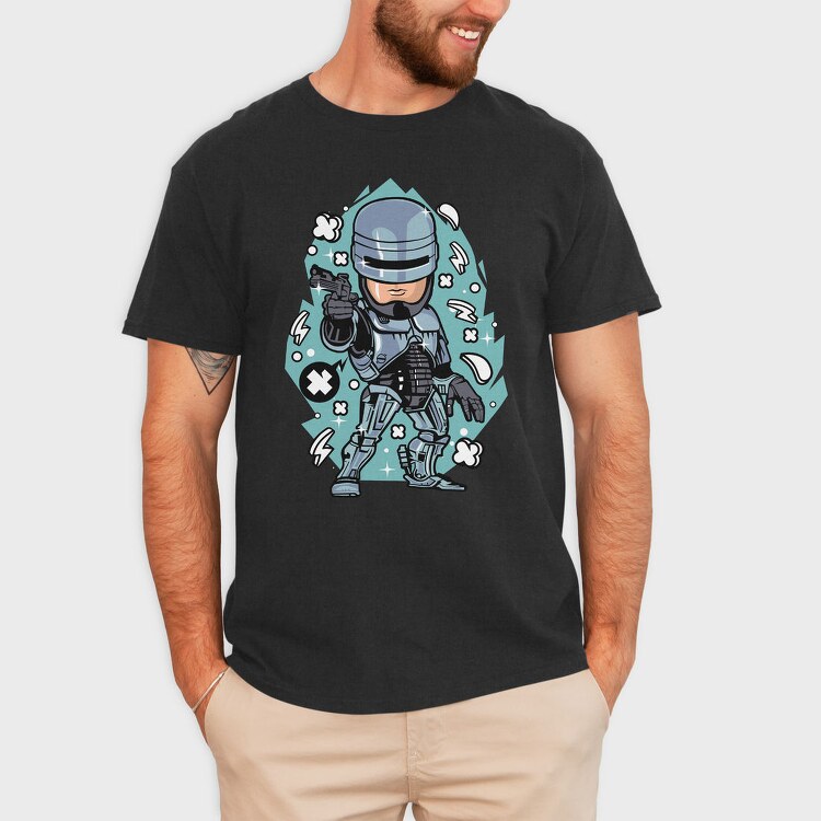 Robocop Revolution, Tricou Barbati (Unisex)
