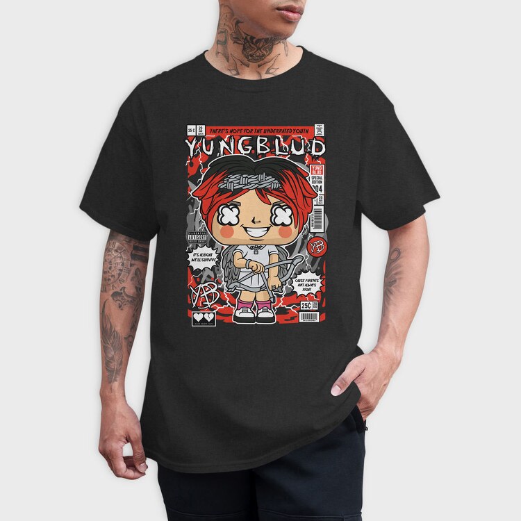 Yungblud Comic Pop Art, Tricou Barbati (Unisex)