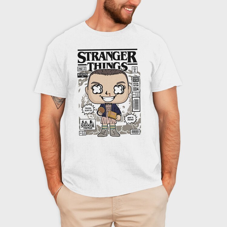 Stranger Things Pop Art, Tricou Barbati (Unisex)