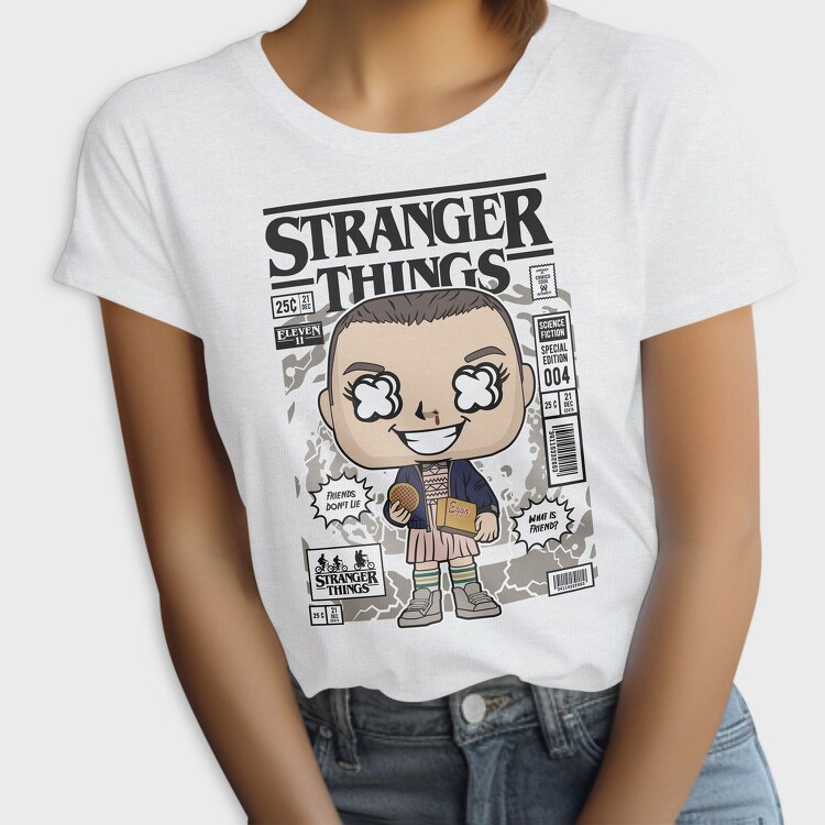 Stranger Things Pop Art, Tricou Femei