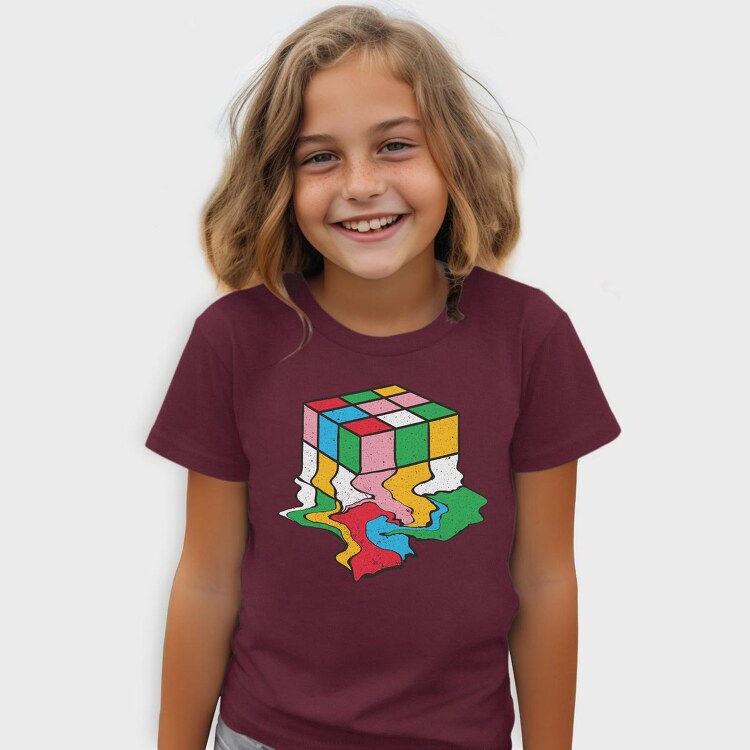 Melting Rubiks Cube, Tricou Copii