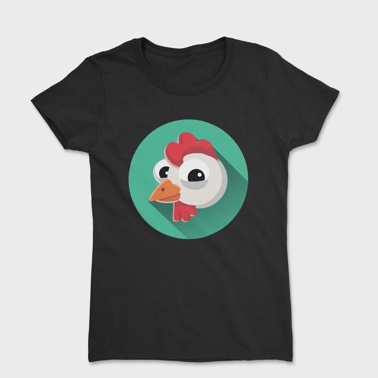 Chicken Icon Art, Tricou Femei