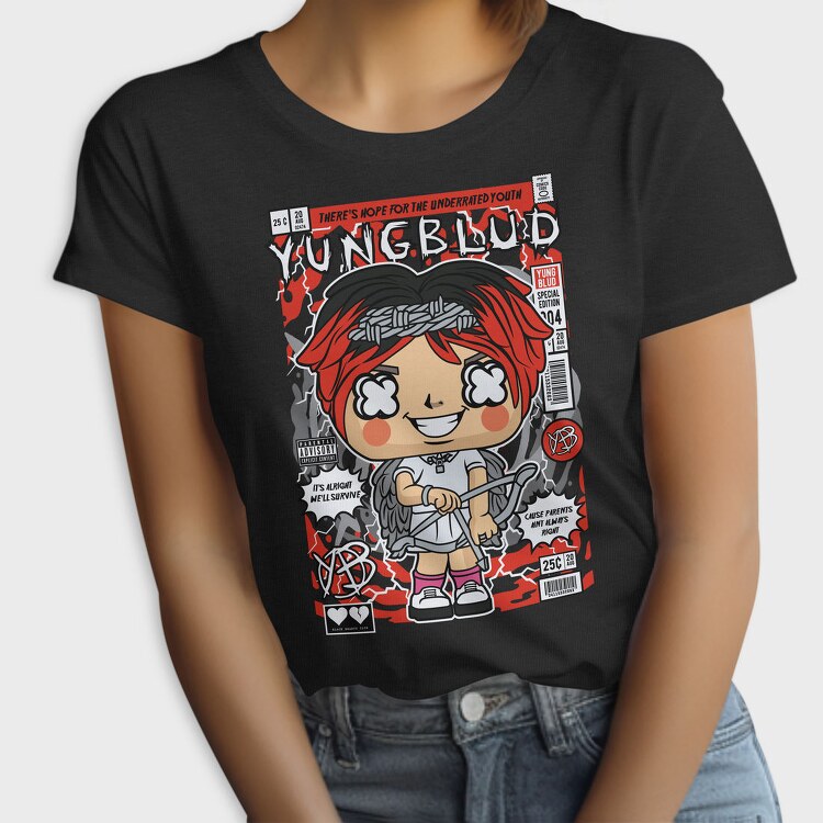 Yungblud Comic Pop Art, Tricou Femei