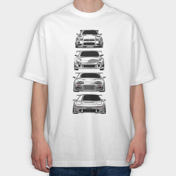 JAPAN FINEST, Tricou Oversize Barbati (Unisex)