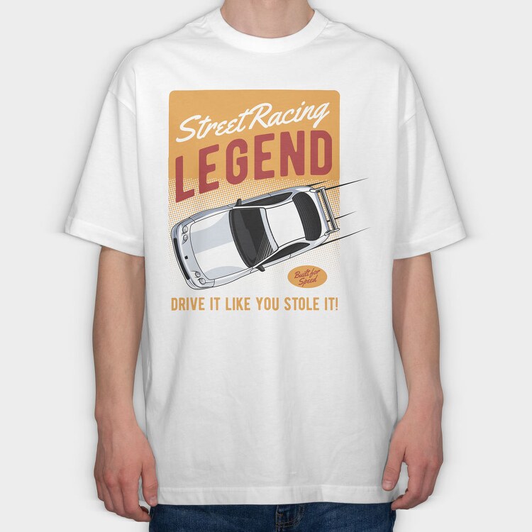 Honda Integra Type R DC2, Tricou Oversize Barbati (Unisex)