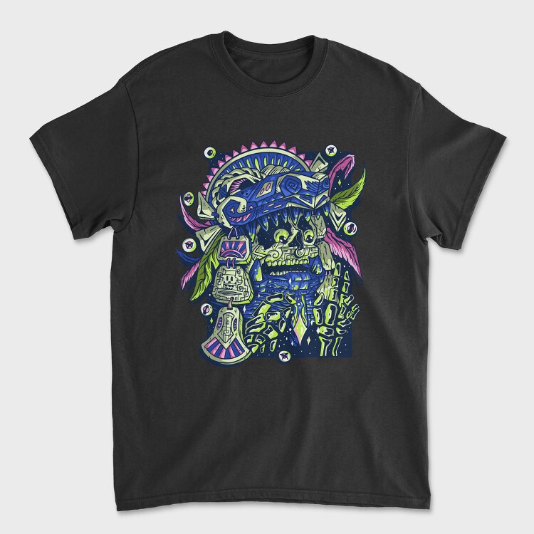 Prehispanic Warrior, Tricou Barbati (Unisex)