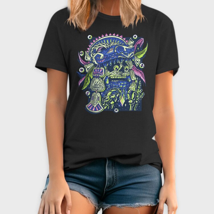 Prehispanic Warrior, Tricou Barbati (Unisex)
