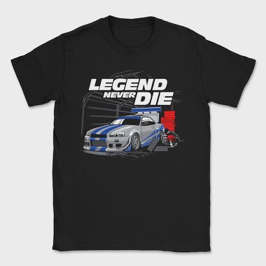 Legend Never Die, Tricou Barbati (Unisex)