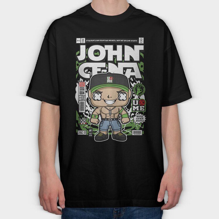 John Genna Hustle, Tricou Oversize Barbati (Unisex)