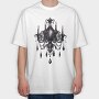 Chandelier Crystals Gothic, Tricou Oversize Barbati (Unisex)