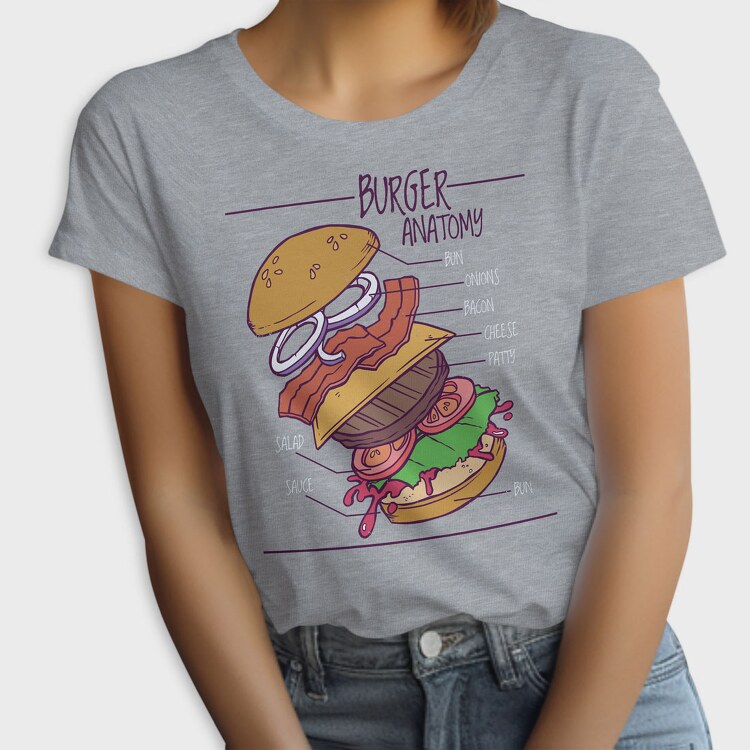 Burger Anatomy, Tricou Femei
