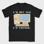 Vintage Computer, Tricou Barbati (Unisex)