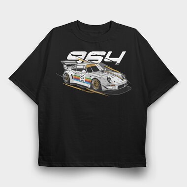 RWB APPLE V2, Tricou Oversize Barbati (Unisex)