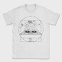 Vitruvian Dj, Tricou Barbati (Unisex)