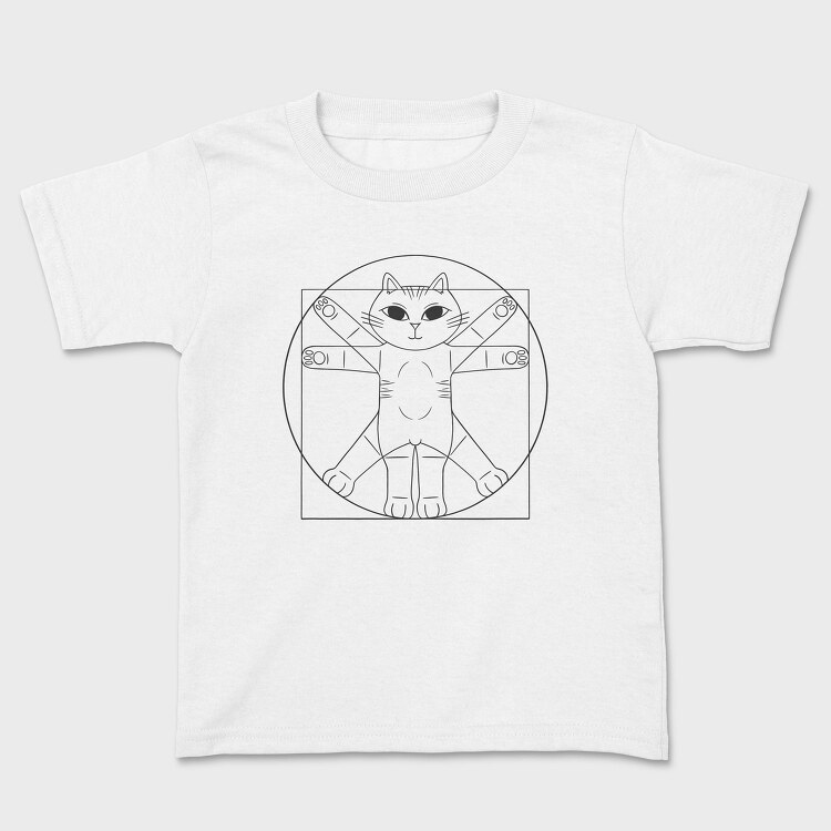 Vitruvian Cat, Tricou Copii