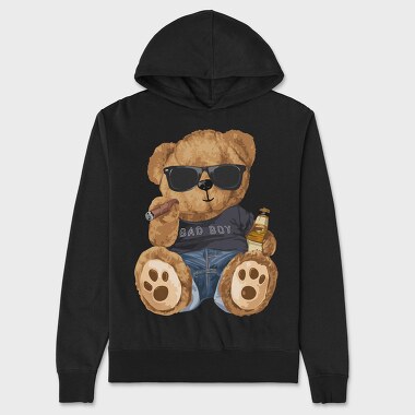Bad Boy Bear, Hanorac Oversize Barbati (Unisex)