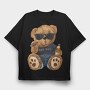 Bad Boy Bear, Tricou Oversize Barbati (Unisex)