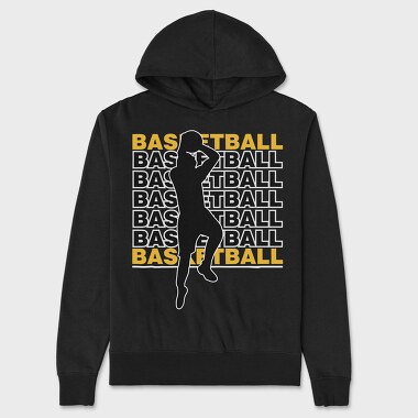 Basketball Slam Dunk, Hanorac Oversize Barbati (Unisex)