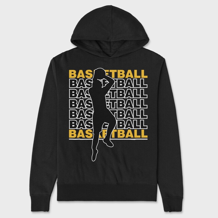 Basketball Slam Dunk, Hanorac Oversize Barbati (Unisex)